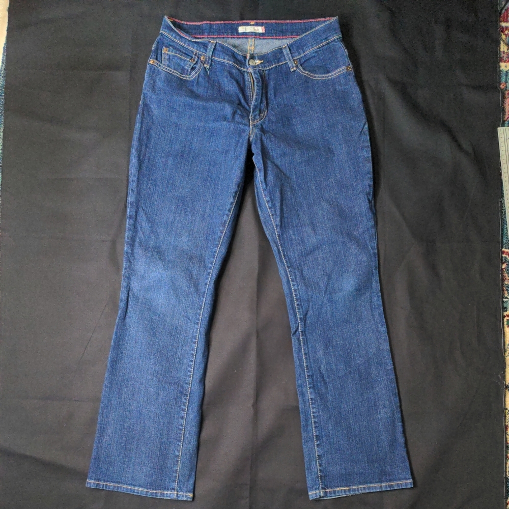 Levi's 550 Relaxed Boot Cut Women's Blue Jeans 10 Medium